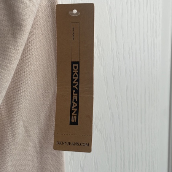 NWT - DKNY Long Dress with asymmetrical hem, cross cross back and no sleeves. - Picture 5 of 5